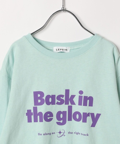 LEPSIM（レプシィム）の「【KIDS】カラーロゴロンT　327366（Tシャツ/カットソー・キッズ・オフホワイト/ライトブルー/オレンジ・120/140）」の7枚目の写真