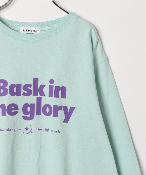 LEPSIM（レプシィム）の「【KIDS】カラーロゴロンT　327366（Tシャツ/カットソー・キッズ・オフホワイト/ライトブルー/オレンジ・120/140）」の6枚目の写真