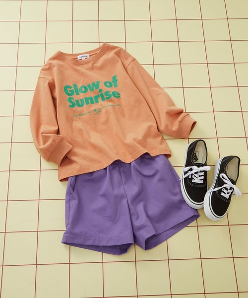 LEPSIM（レプシィム）の「【KIDS】カラーロゴロンT　327366（Tシャツ/カットソー・キッズ・オフホワイト/ライトブルー/オレンジ・120/140）」の10枚目の写真