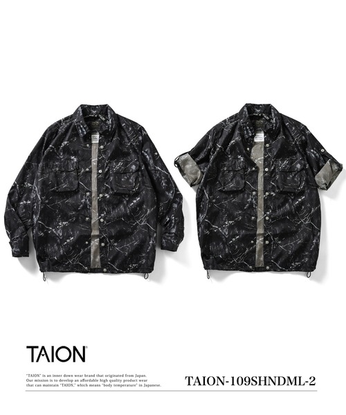 TAION(タイオン)の「【TAION(タイオン)】〈ユニセックス〉ノンダウン ミリタリー ロングスリーブシャツ(シャツ/ブラウス・メンズ・オフホワイト/ダークオリーブ/その他3/ダークグリーン系/ブラック/ダークネイビー/ライトブラウン/オリーブ・S/M/L/XL/XS)」の8枚目の写真