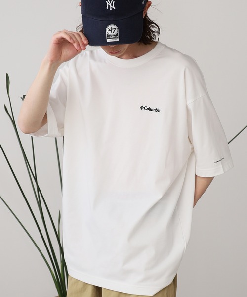 Columbia(コロンビア)の「Columbia/コロンビア スタックブルックグラフィックショートスリーブ Tシャツ(Tシャツ/カットソー・メンズ・ブラック/ホワイト・XL/L/M)」の1枚目の写真