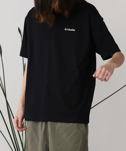 Columbia(コロンビア)の「Columbia/コロンビア スタックブルックグラフィックショートスリーブ Tシャツ(Tシャツ/カットソー・メンズ・ブラック/ホワイト・XL/L/M)」の2枚目の写真