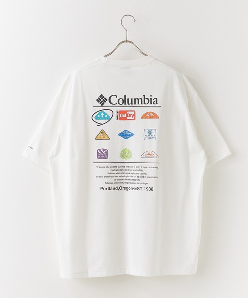 Columbia(コロンビア)の「Columbia/コロンビア スタックブルックグラフィックショートスリーブ Tシャツ(Tシャツ/カットソー・メンズ・ブラック/ホワイト・XL/L/M)」の10枚目の写真