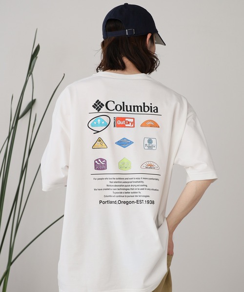 Columbia(コロンビア)の「Columbia/コロンビア スタックブルックグラフィックショートスリーブ Tシャツ(Tシャツ/カットソー・メンズ・ブラック/ホワイト・XL/L/M)」の12枚目の写真