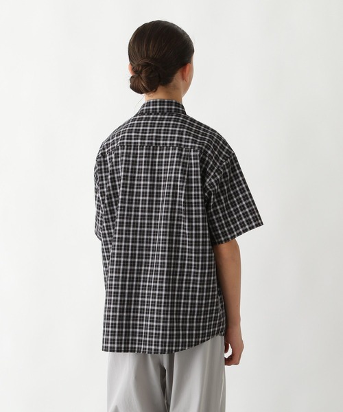 GLOBAL WORK（グローバルワーク）の「サラサマ快適シャツ半袖/K/289028（シャツ/ブラウス・キッズ・グレイッシュブルー/ホワイト系5/ブラック系1/ブラック系9・130cm/140cm/150cm/160cm）」の19枚目の写真