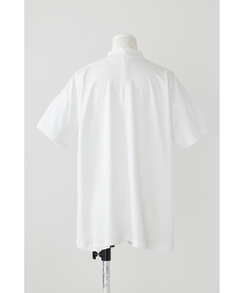 ENFOLD　エンフォルド スビン天竺 デザインT/SHIRT Tシャツ ENFOLD(エンフォルド)｜スビン天竺 フラワースリーブ T/SH T