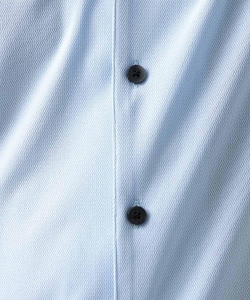 MICHEL KLEIN HOMME   （ミッシェルクランオム）の「《日本製》イージーケアーボタンダウン長袖シャツ（シャツ/ブラウス・メンズ・ホワイト/ライトブルー/ネイビー・MEDIUM/LARGE/X-LARGE）」の6枚目の写真