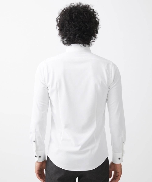 MICHEL KLEIN HOMME   （ミッシェルクランオム）の「《日本製》イージーケアーボタンダウン長袖シャツ（シャツ/ブラウス・メンズ・ホワイト/ライトブルー/ネイビー・MEDIUM/LARGE/X-LARGE）」の14枚目の写真