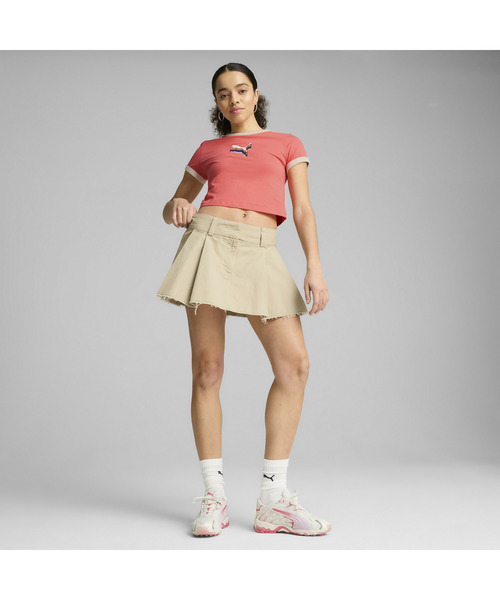 PUMA(プーマ)の「PUMA プーマ ウィメンズ イコール ラブ コンフェデレーション グラフィック(Tシャツ/カットソー・レディース・オフホワイト/レッド系その他2・SMALL/MEDIUM/X-SMALL/LARGE)」の12枚目の写真