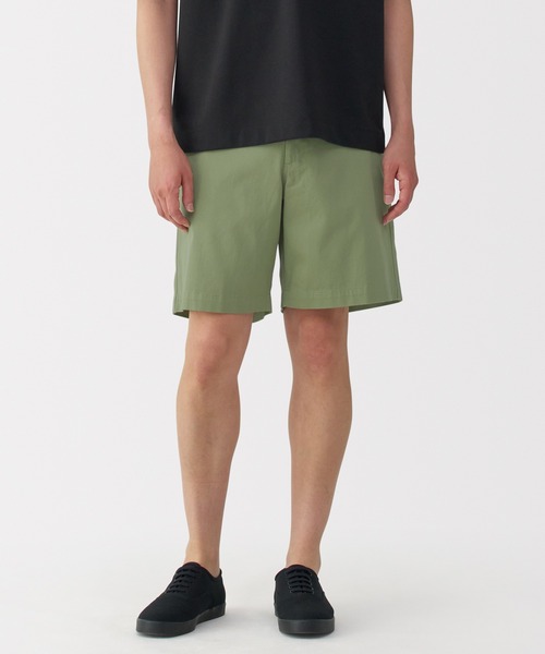 無印良品(ムジルシリョウヒン)の「紳士 ストレッチチノショートパンツ(その他パンツ・メンズ・ダークベージュ/サンドベージュ/ブラック/スモーキーグリーン系・S/M/L/XL)」の4枚目の写真
