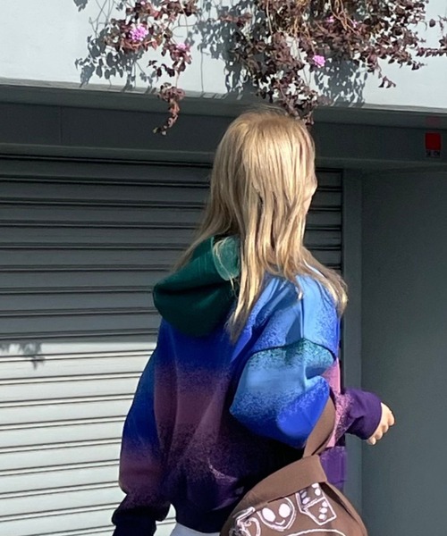 Siblings(シブリングス)の「Hoodie(パーカー・レディース・ライトグリーン/グリーン/ネイビー・LARGE/SMALL)」の11枚目の写真