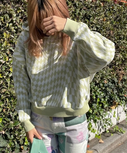 Siblings(シブリングス)の「Hoodie(パーカー・レディース・ライトグリーン/グリーン/ネイビー・LARGE/SMALL)」の6枚目の写真