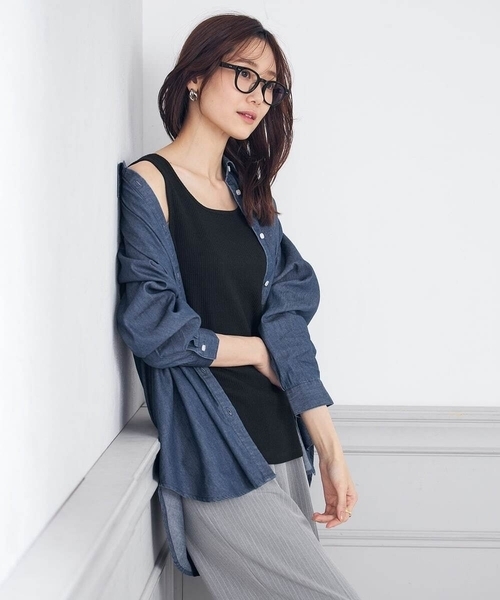 a.v.v（アーヴェヴェ）の「【2WAY】ベーシックタンクトップ（タンク