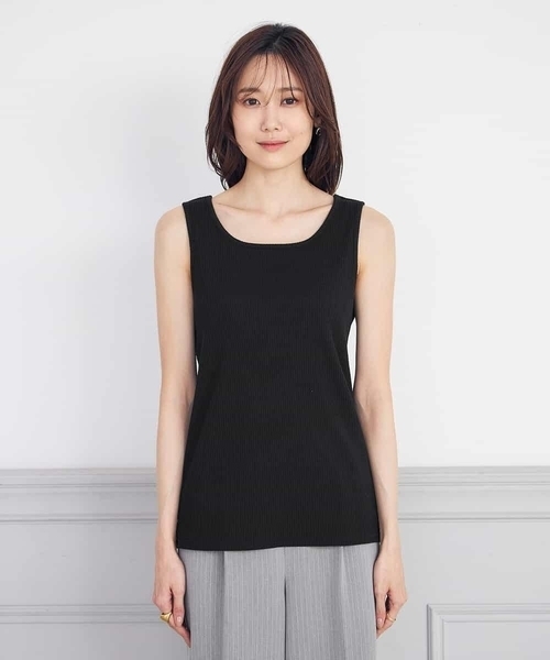 a.v.v(アーヴェヴェ)の「【2WAY】ベーシックタンクトップ(タンクトップ・レディース・ホワイト/ブラック/ベージュ・34/36/40/42/38)」の22枚目の写真