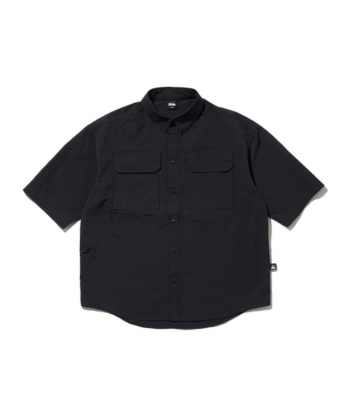 FIRST DOWN（ファーストダウン）の「タスランナイロン ベンチレーション シャツ（シャツ/ブラウス・メンズ・ミント/レオパード/ブラック・L/XL/M）」の14枚目の写真