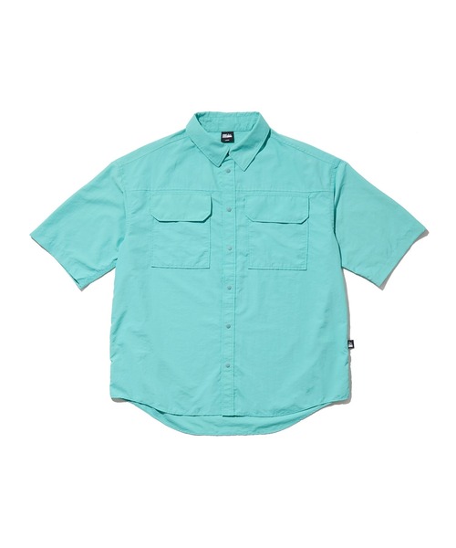 FIRST DOWN（ファーストダウン）の「タスランナイロン ベンチレーション シャツ（シャツ/ブラウス・メンズ・ミント/レオパード/ブラック・L/XL/M）」の15枚目の写真