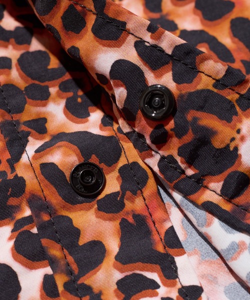 FIRST DOWN（ファーストダウン）の「タスランナイロン ベンチレーション シャツ（シャツ/ブラウス・メンズ・ミント/レオパード/ブラック・L/XL/M）」の12枚目の写真