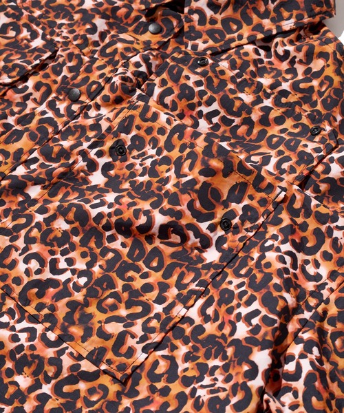 FIRST DOWN（ファーストダウン）の「タスランナイロン ベンチレーション シャツ（シャツ/ブラウス・メンズ・ミント/レオパード/ブラック・L/XL/M）」の13枚目の写真