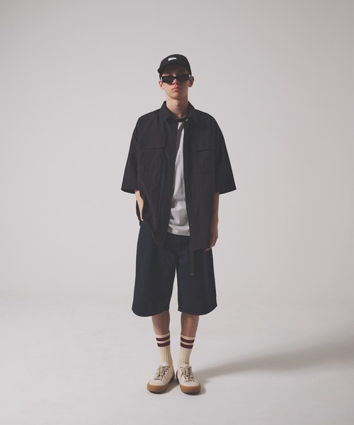 FIRST DOWN（ファーストダウン）の「タスランナイロン ベンチレーション シャツ（シャツ/ブラウス・メンズ・ミント/レオパード/ブラック・L/XL/M）」の17枚目の写真