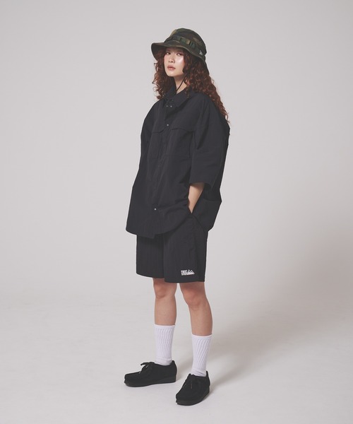 FIRST DOWN（ファーストダウン）の「タスランナイロン ベンチレーション シャツ（シャツ/ブラウス・メンズ・ミント/レオパード/ブラック・L/XL/M）」の19枚目の写真