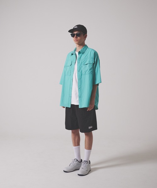 FIRST DOWN（ファーストダウン）の「タスランナイロン ベンチレーション シャツ（シャツ/ブラウス・メンズ・ミント/レオパード/ブラック・L/XL/M）」の20枚目の写真