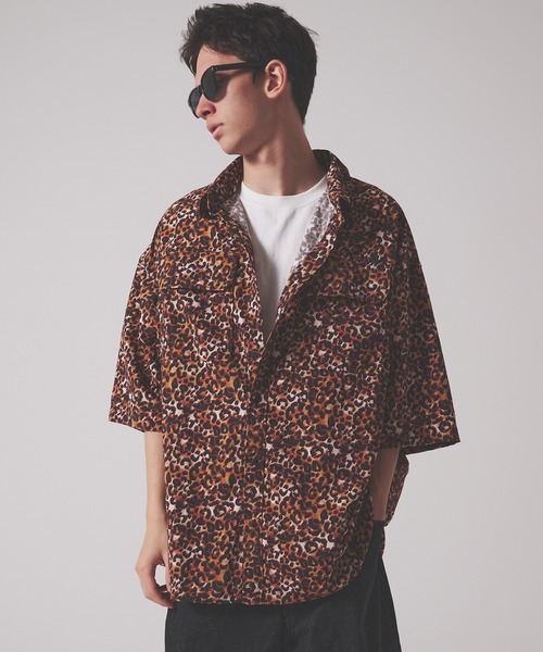 FIRST DOWN（ファーストダウン）の「タスランナイロン ベンチレーション シャツ（シャツ/ブラウス・メンズ・ミント/レオパード/ブラック・L/XL/M）」の21枚目の写真