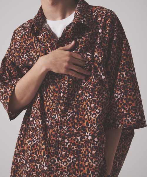 FIRST DOWN（ファーストダウン）の「タスランナイロン ベンチレーション シャツ（シャツ/ブラウス・メンズ・ミント/レオパード/ブラック・L/XL/M）」の22枚目の写真