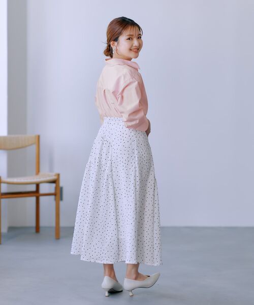 COHINA（コヒナ）の「エンボスドットサイドティアードスカート 【低身長・小柄女性】（スカート・レディース・ブラック/ホワイト・S-Regular/XS-Regular/S-Short/XS-Short）」の16枚目の写真