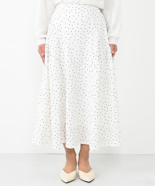 COHINA（コヒナ）の「エンボスドットサイドティアードスカート 【低身長・小柄女性】（スカート・レディース・ブラック/ホワイト・S-Regular/XS-Regular/S-Short/XS-Short）」の17枚目の写真