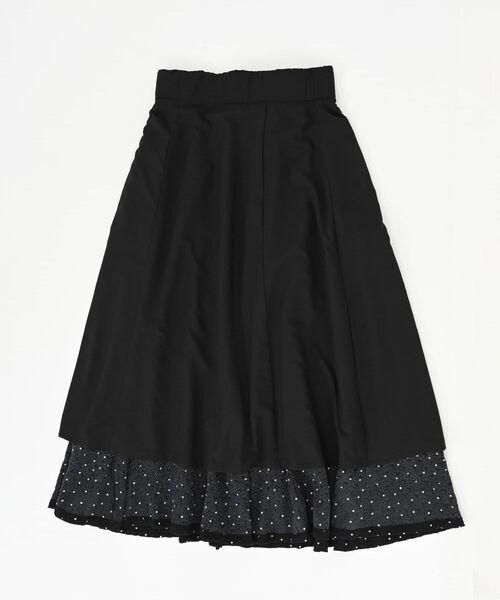 COHINA（コヒナ）の「エンボスドットサイドティアードスカート 【低身長・小柄女性】（スカート・レディース・ブラック/ホワイト・S-Regular/XS-Regular/S-Short/XS-Short）」の22枚目の写真