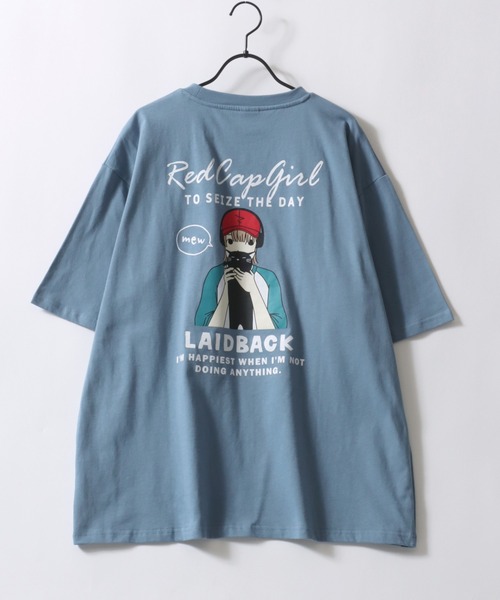 【週末限定値下げ】miss chloé 刺繍入りレッドTシャツ セール】【 select 】cross-stitch angel T-shirt / クロス