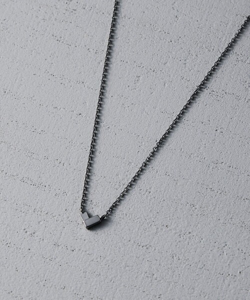 and cloud（アンドクラウド）の「Minimum Heart Necklace（ネックレス・レディース・シルバー/ブラック・FREE）」の4枚目の写真