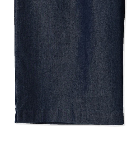 LE SOUK HOLIDAY(ルスークホリデー)の「デニムタックワイドパンツ【ウエストゴム】(デニムパンツ・レディース・ネイビー/ブルー・M/L)」の15枚目の写真