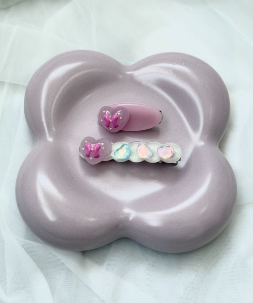 【かわいらしい印象に♪】CHANEL☆ヘアピン ハート 上品でガーリーな雰囲気に♪】CHANEL ヘアピン ハート (CHANEL