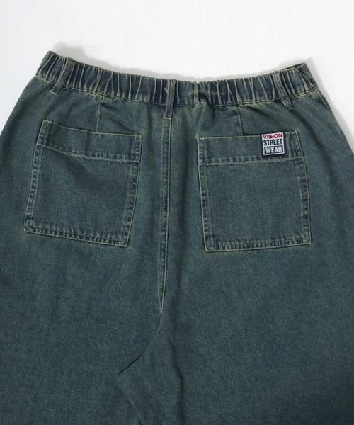 VISION STREET WEAR(ヴィジョンストリートウェア)の「VISION STREET WEAR デニム・ツリーカモフラ柄ダブルニーハーフパンツ/ジョーツ/ショートパンツ メンズ レディース ユニセックス(デニムパンツ・メンズ・インディゴブルー/カモフラージュ/ブラック・M/L/LL)」の19枚目の写真