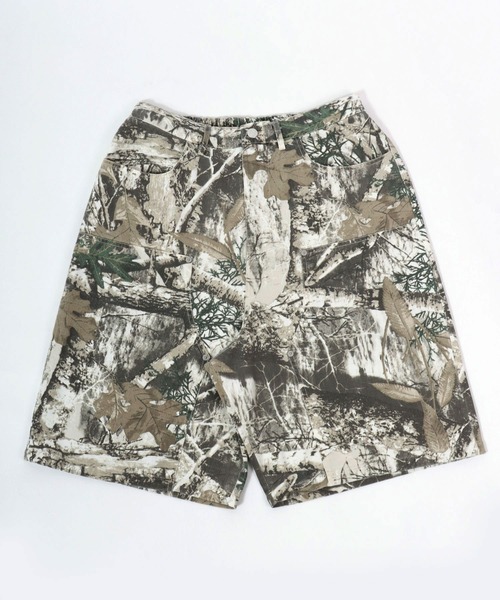 VISION STREET WEAR(ヴィジョンストリートウェア)の「VISION STREET WEAR デニム・ツリーカモフラ柄ダブルニーハーフパンツ/ジョーツ/ショートパンツ メンズ レディース ユニセックス(デニムパンツ・メンズ・インディゴブルー/カモフラージュ/ブラック・M/L/LL)」の15枚目の写真