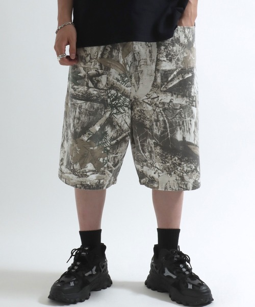 セール】VISION STREET WEAR デニム・ツリーカモフラ柄