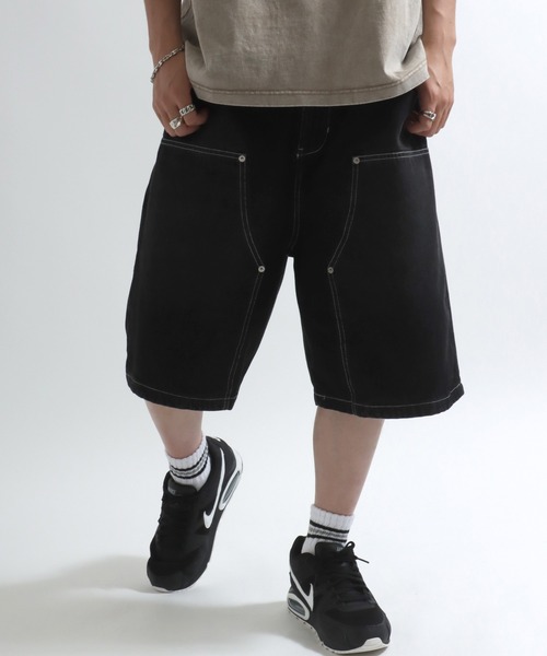 mission district ワークハーフパンツ w32 チャコール - メルカリ