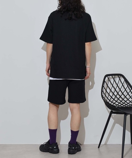 MMMM(エムエムエムエム)の「MMMM ワッフル セットアップ Tシャツ ショートパンツ(セットアップ・メンズ・ホワイト/ブラック/ホワイト系/ブラック系・L/XL/M)」の13枚目の写真
