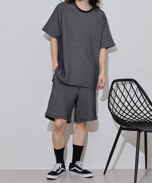 MMMM(エムエムエムエム)の「MMMM ワッフル セットアップ Tシャツ ショートパンツ(セットアップ・メンズ・ホワイト/ブラック/ホワイト系/ブラック系・L/XL/M)」の15枚目の写真