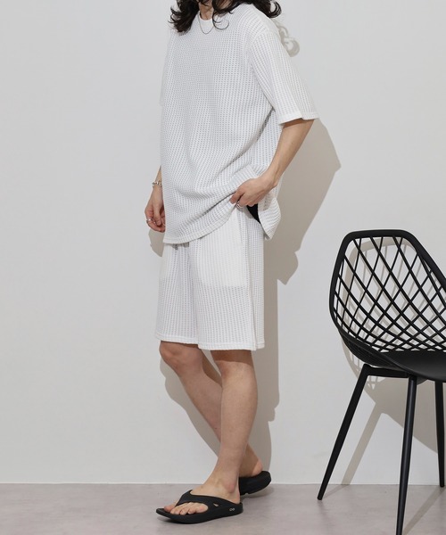 フォワードミラノ スマイル Tシャツ ショートパンツ セット白XL フォワードミラノ スマイル Tシャツ ショートパンツ セット白XL