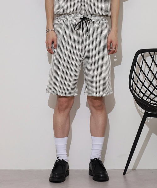MMMM(エムエムエムエム)の「MMMM ワッフル セットアップ Tシャツ ショートパンツ(セットアップ・メンズ・ホワイト/ブラック/ホワイト系/ブラック系・L/XL/M)」の17枚目の写真