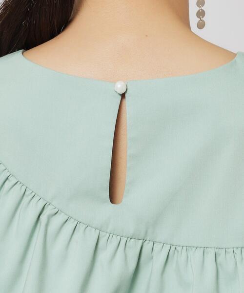 Sunauna（スーナウーナ）の「【今年はこれで決まり！／アシメフリル】ブラウス（シャツ/ブラウス・レディース・グリーン系/ネイビー・40/38）」の16枚目の写真