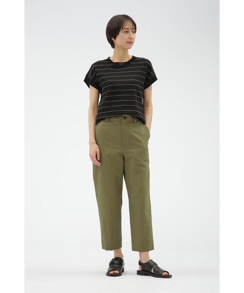 MARGARET HOWELL(マーガレットハウエル)の「LINEN JERSEY(Tシャツ/カットソー・レディース・ベージュ系その他2/ブルー/ブラック・2)」の16枚目の写真