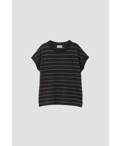 MARGARET HOWELL(マーガレットハウエル)の「LINEN JERSEY(Tシャツ/カットソー・レディース・ベージュ系その他2/ブルー/ブラック・2)」の17枚目の写真