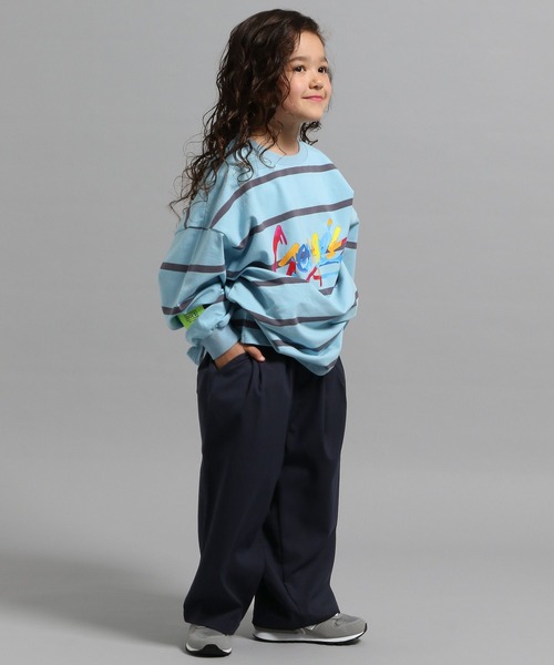 GEORGE'S（ジョージズ）の「【KIDS】ワイドパンツ（その他パンツ・キッズ・ネイビー/ライトブルー/グレー/チャコールグレー・110/130/150）」の22枚目の写真