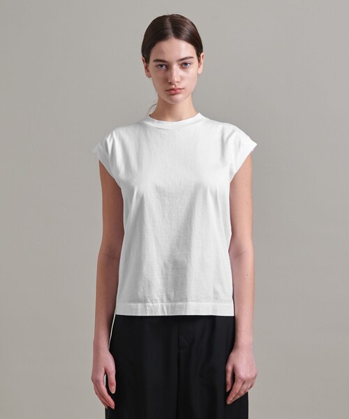 ★TV衣装★　LOEFF　コットンノースリーブカットソー LOEFF＞スビンコットン ノースリーブ カットソー（Tシャツ