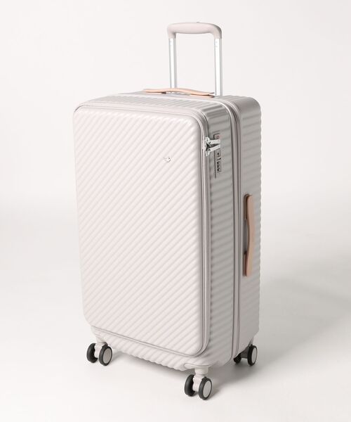 SAC'S BARJean（サックスバージーン）の「【HaNT/ハント】 ココント キャリーケース トランクタイプ 65L(78L)（スーツケース/キャリーバッグ・レディース・ブラック/オリーブ/ピンク系その他/ネイビー/パープル系その他/イエロー系その他・FREE）」の4枚目の写真