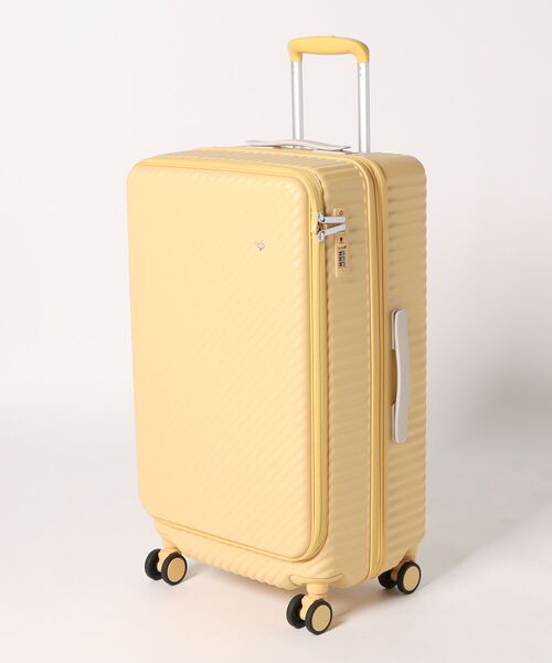 SAC'S BARJean（サックスバージーン）の「【HaNT/ハント】 ココント キャリーケース トランクタイプ 65L(78L)（スーツケース/キャリーバッグ・レディース・ブラック/オリーブ/ピンク系その他/ネイビー/パープル系その他/イエロー系その他・FREE）」の5枚目の写真