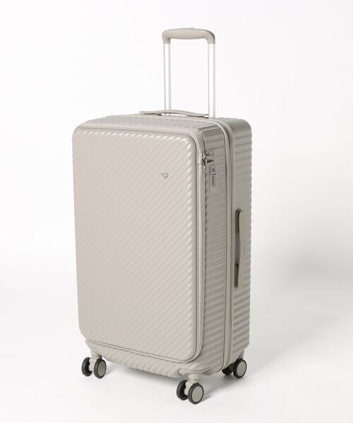 SAC'S BARJean（サックスバージーン）の「【HaNT/ハント】 ココント キャリーケース トランクタイプ 65L(78L)（スーツケース/キャリーバッグ・レディース・ブラック/オリーブ/ピンク系その他/ネイビー/パープル系その他/イエロー系その他・FREE）」の2枚目の写真